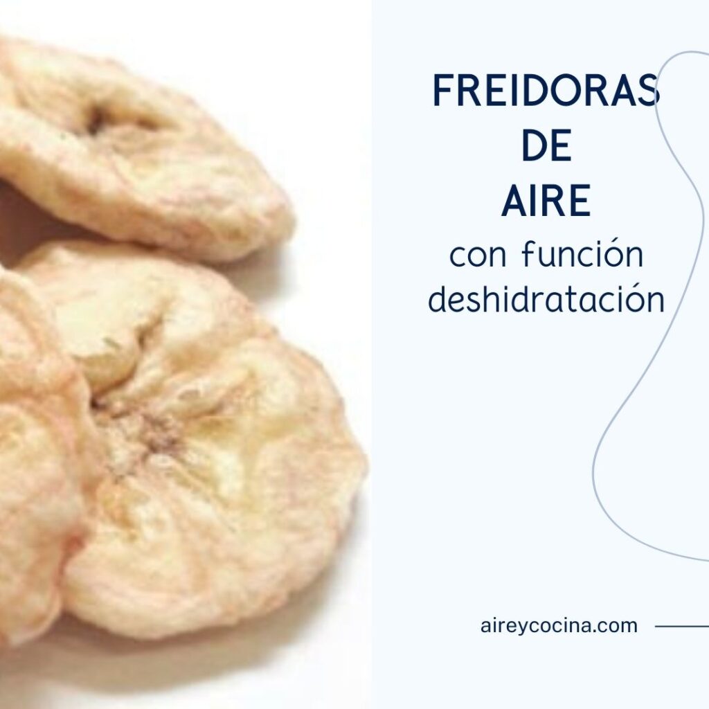 Foto de pagina de inicio de aire y cocina de mejores freidoras de aire con función deshidratación